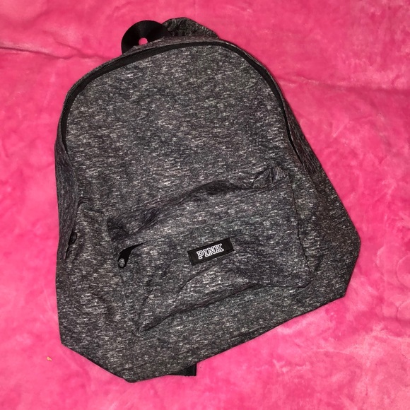 PINK Grey Backpack 🎒 - Picture 1 of 11